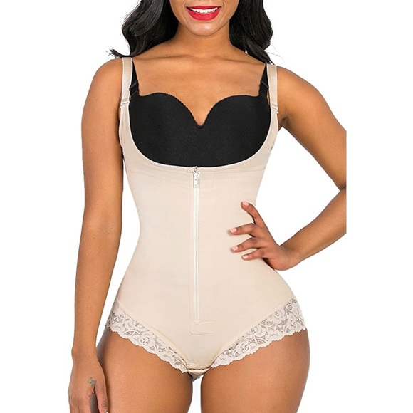shaperx Other - SHAPERX Shapewear Tummy Control Fajas Body Shaper Zipper Open Bust Bodysuit